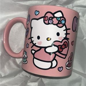 NEW VALENTINES DAY PINK HELLO KITTY MUG